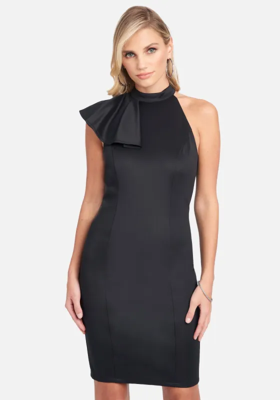 Drama Ruffle Halter Dress sold by Bebe