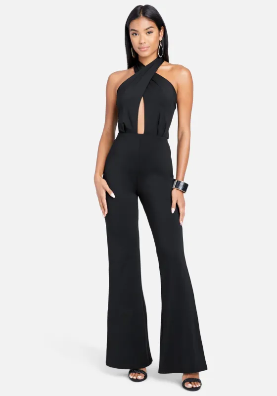 Slinky Halter Jumpsuit sold by Bebe