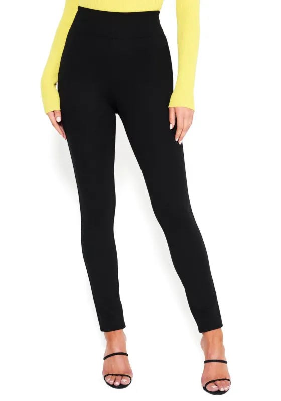 High Waist Basic Zip Legging sold by Bebe