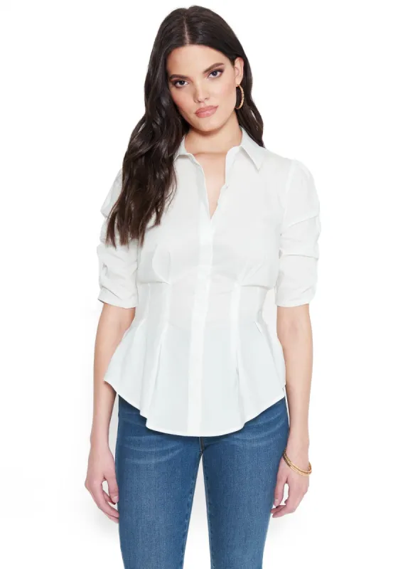 Cinched Waist Top sold by Bebe