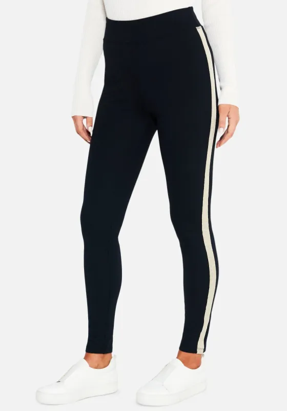 Sparkly Side Taping Legging sold by Bebe