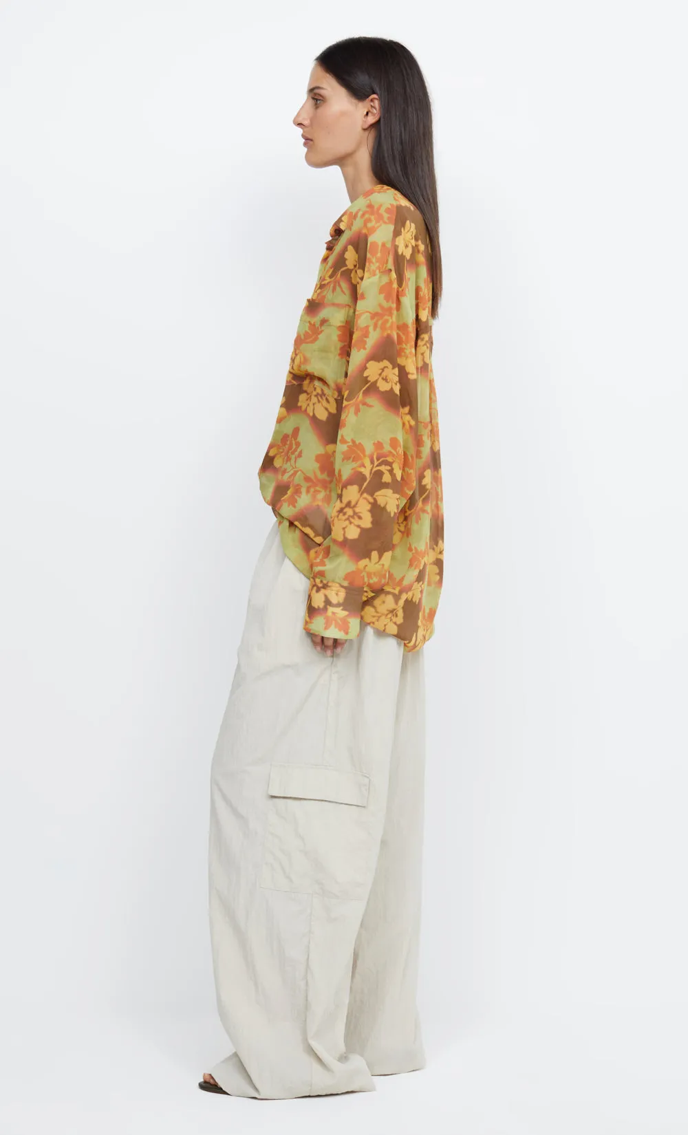 DREW SHIRT - HIBISCUS PATCH sold by bec + bridge product image thumbnail 5