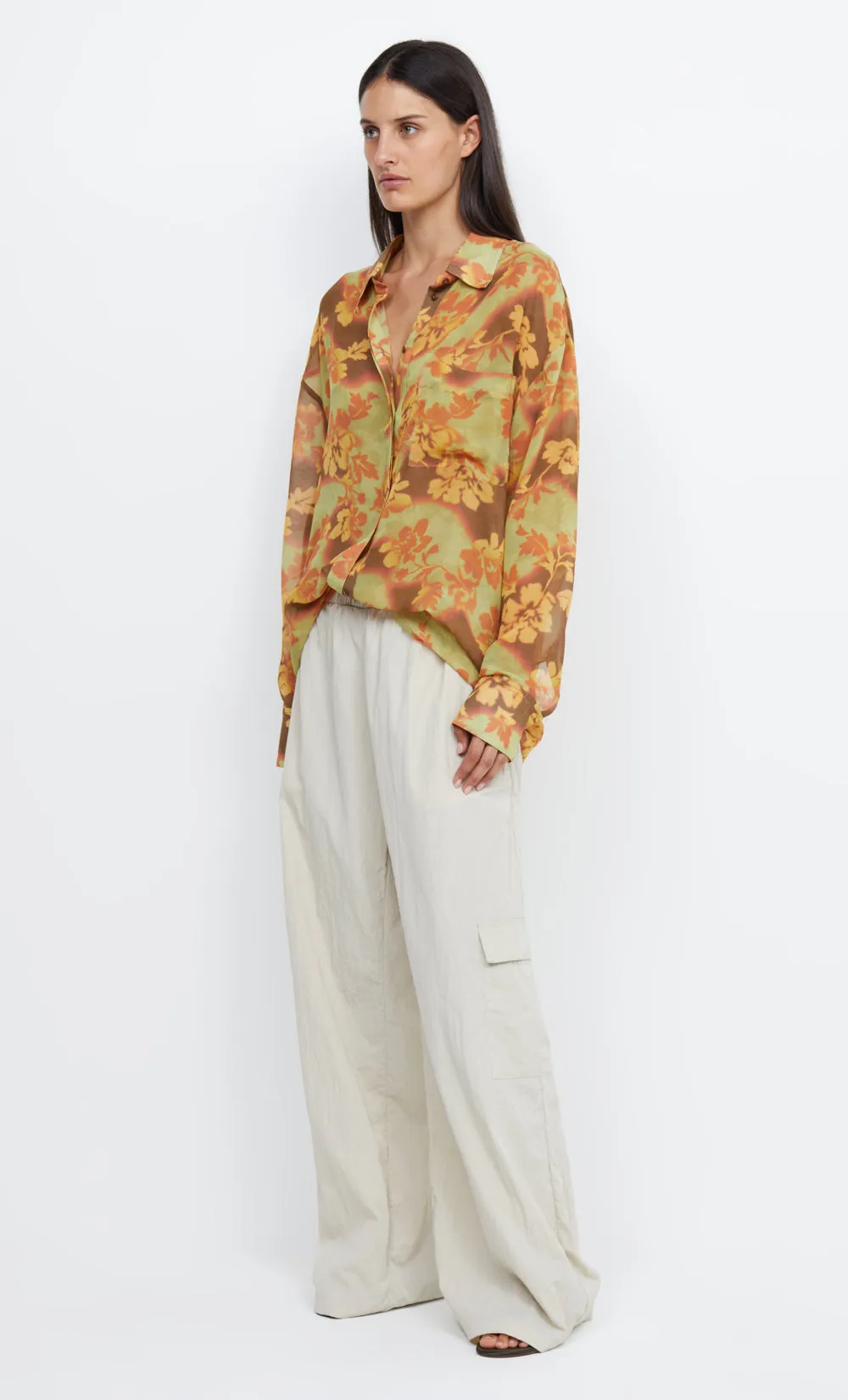 DREW SHIRT - HIBISCUS PATCH sold by bec + bridge product image thumbnail 4