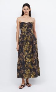 PALMER STRAPLESS MAXI - JASPER FLORAL sold by bec + bridge
