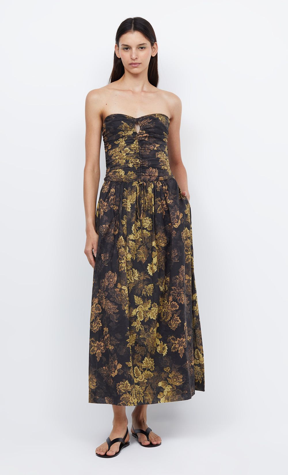 PALMER STRAPLESS MAXI - JASPER FLORAL sold by bec + bridge product image thumbnail 2