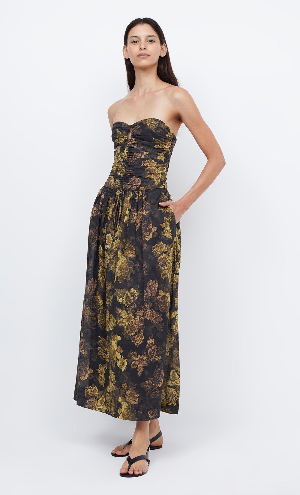 PALMER STRAPLESS MAXI - JASPER FLORAL sold by bec + bridge product image thumbnail 4