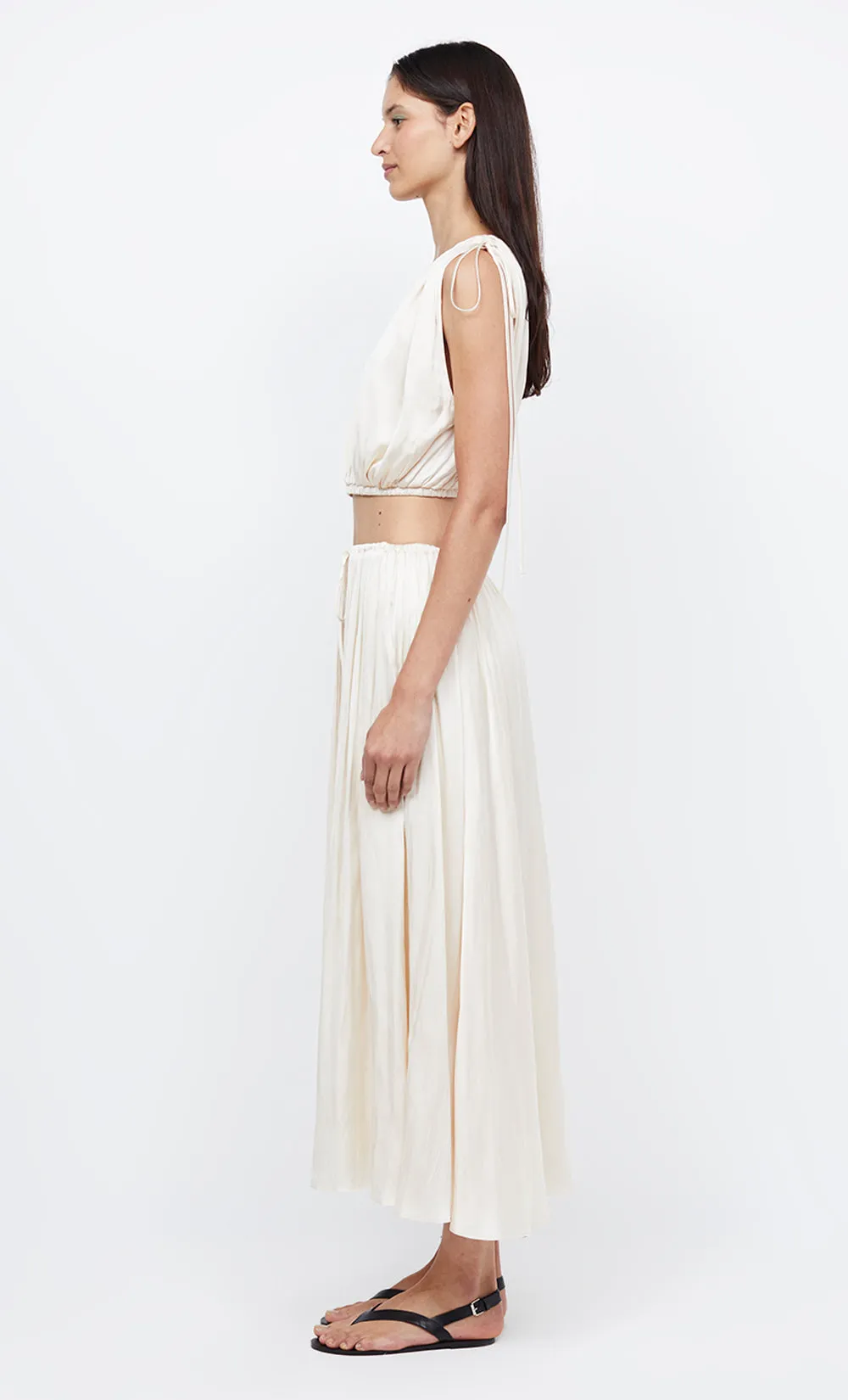 PARADISE MAXI SKIRT - IVORY sold by bec + bridge product image thumbnail 3