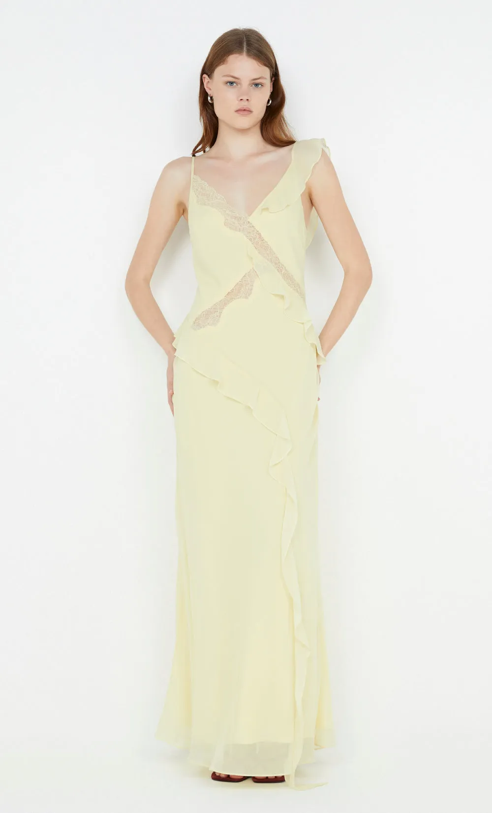 KNOX MAXI DRESS - ICE YELLOW sold by bec + bridge product image thumbnail 3