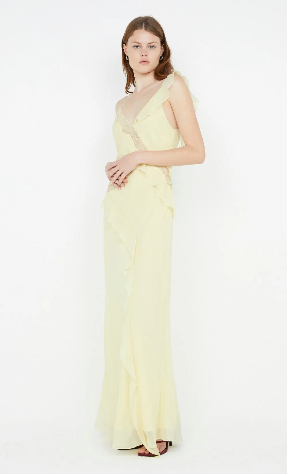 KNOX MAXI DRESS - ICE YELLOW sold by bec + bridge product image thumbnail 5