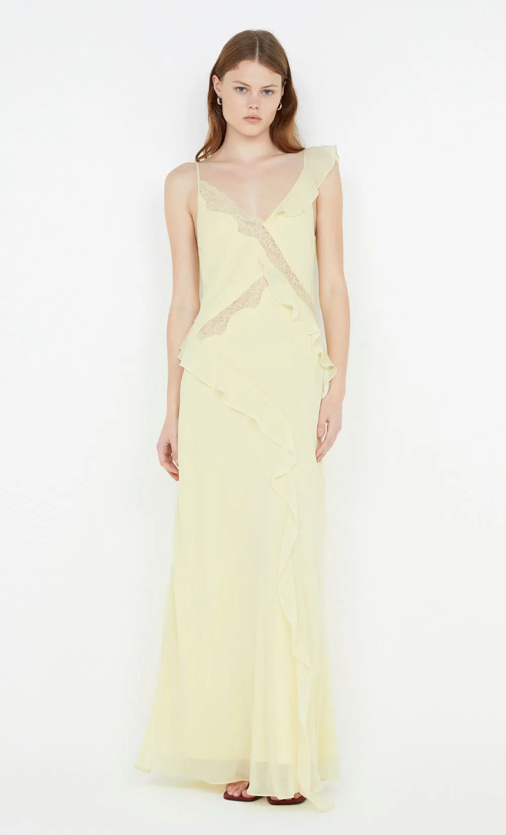 KNOX MAXI DRESS - ICE YELLOW sold by bec + bridge