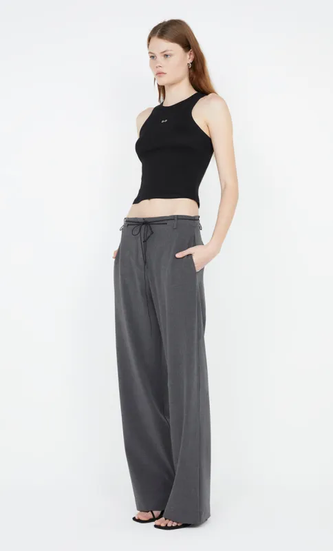 NAIDA STRAIGHT LEG PANT - CHARCOAL sold by bec + bridge