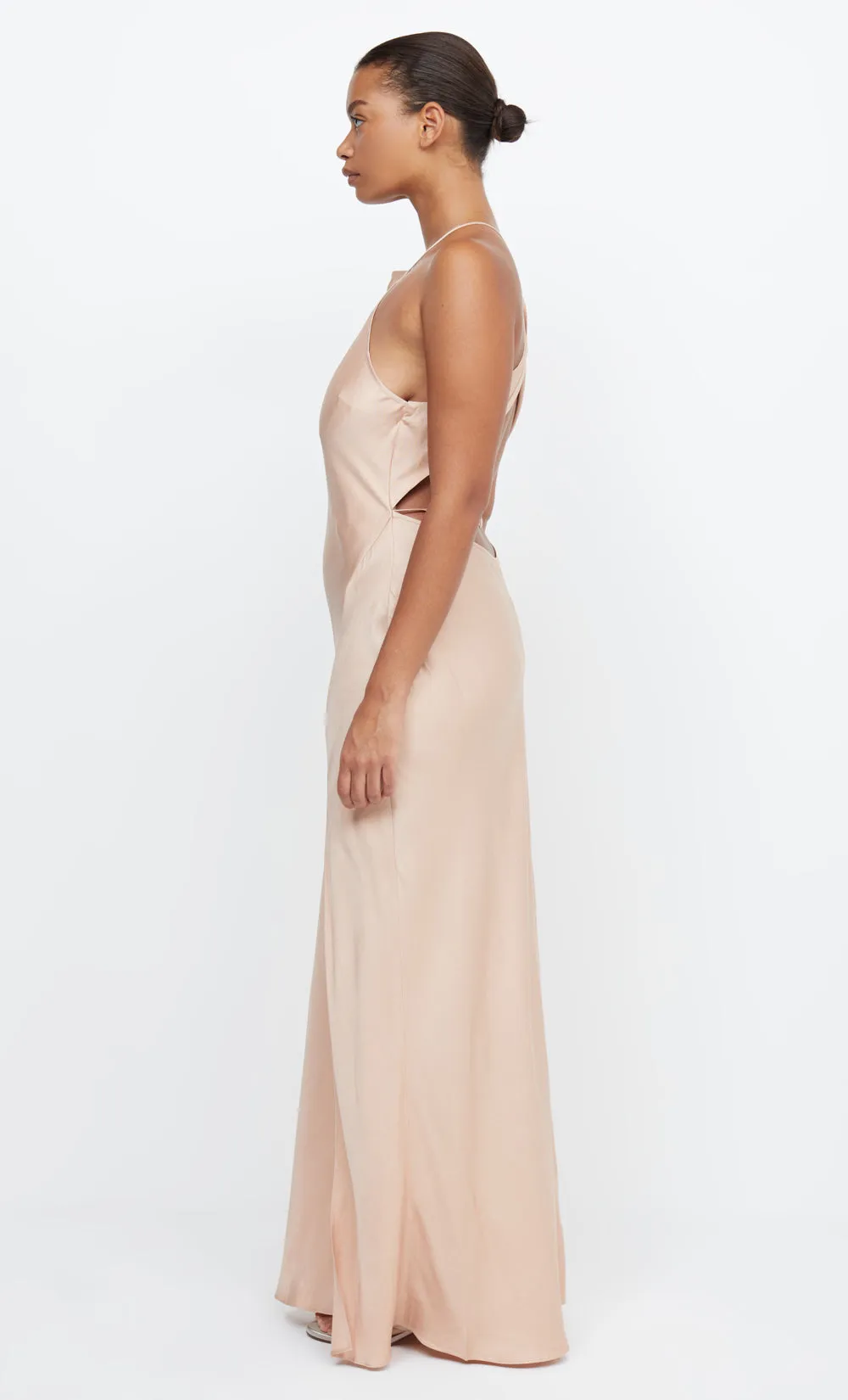 ADORE HALTER MAXI DRESS - ROSE GOLD sold by bec + bridge product image thumbnail 5