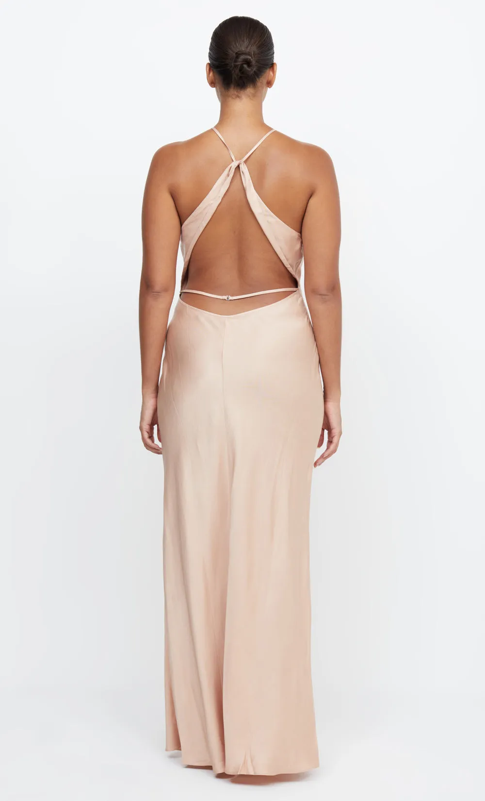 ADORE HALTER MAXI DRESS - ROSE GOLD sold by bec + bridge product image thumbnail 3
