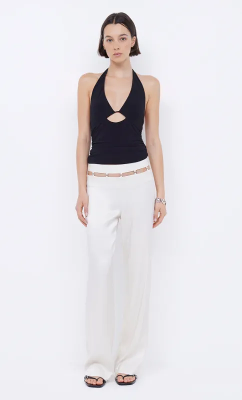 NABILA HALTER TOP - BLACK sold by bec + bridge