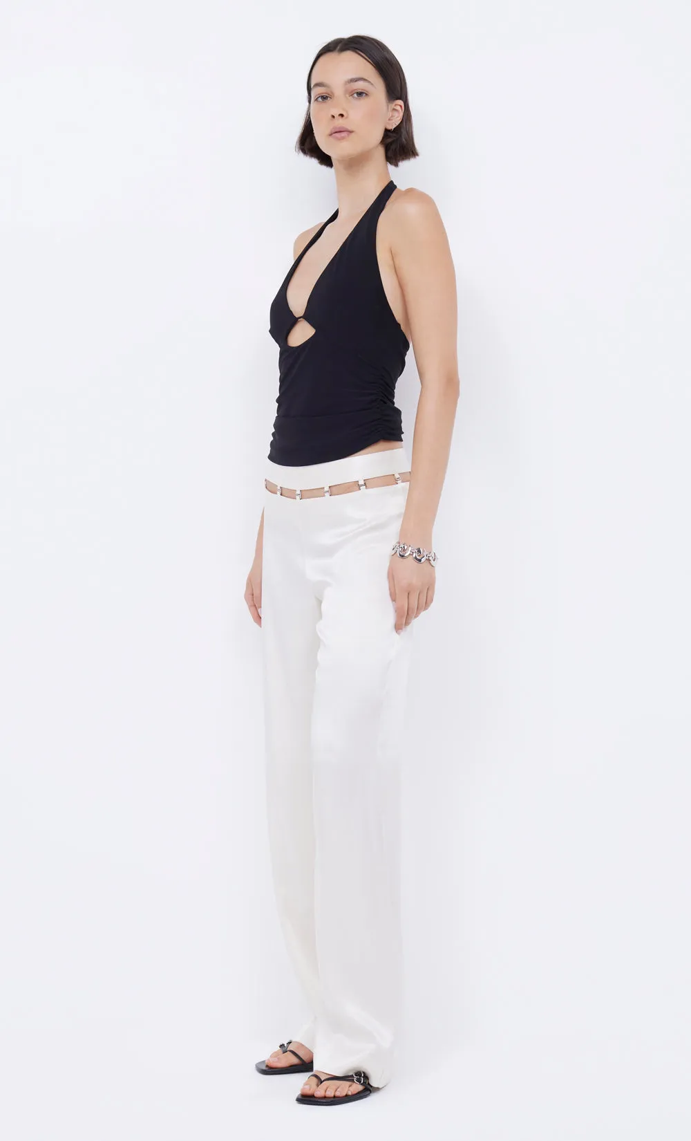 NABILA HALTER TOP - BLACK sold by bec + bridge product image thumbnail 3