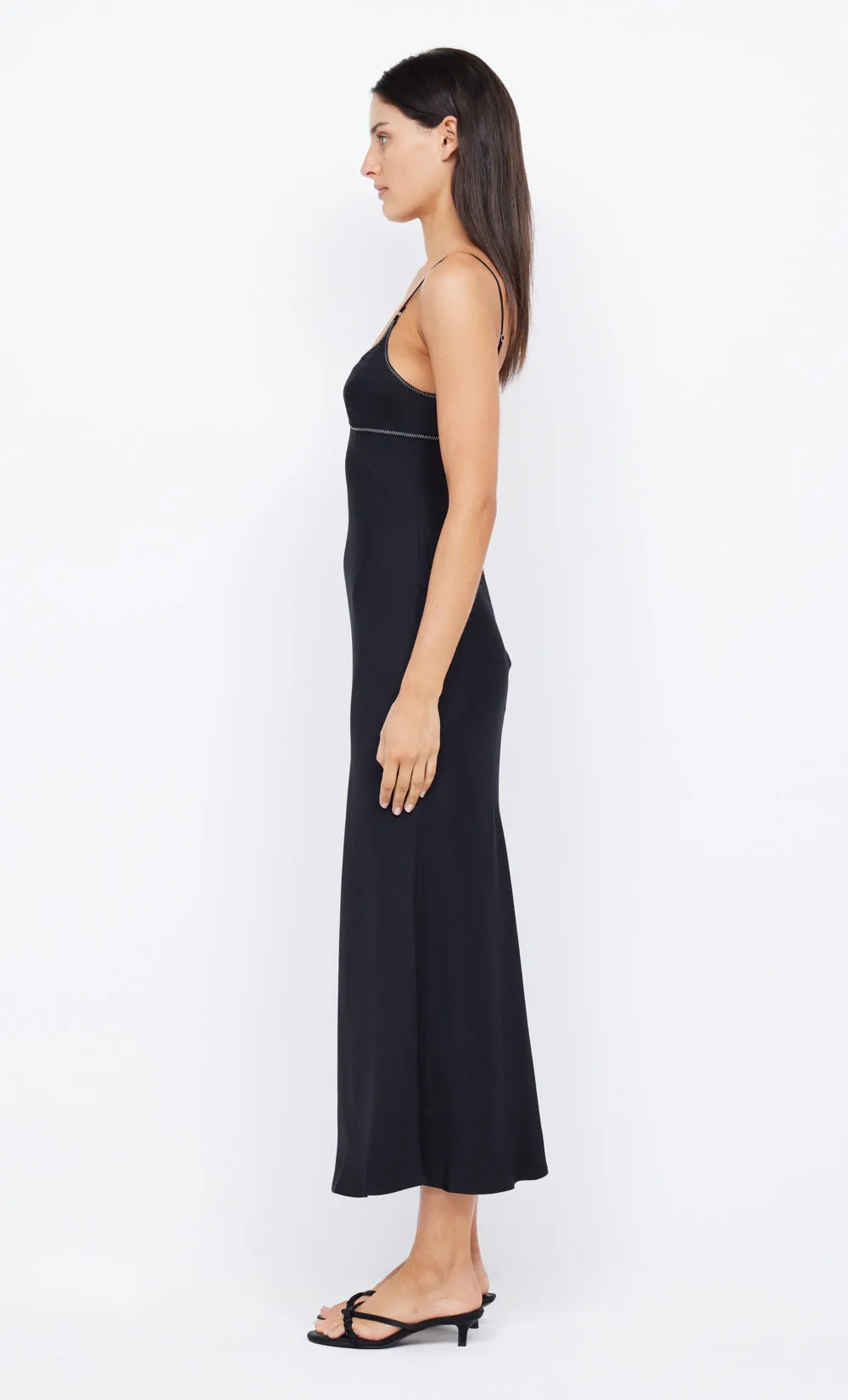 EMERY MIDI DRESS - BLACK/IVORY sold by bec + bridge product image thumbnail 4