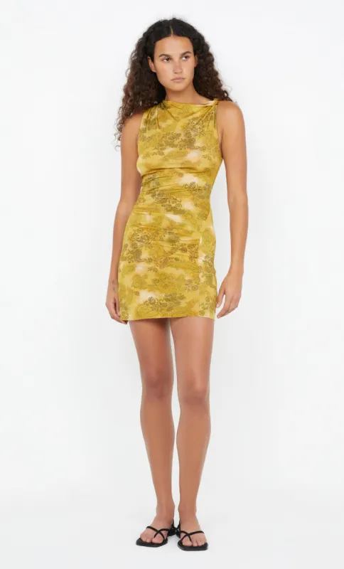 RIANNA MINI DRESS - GOLDEN VINE sold by bec + bridge