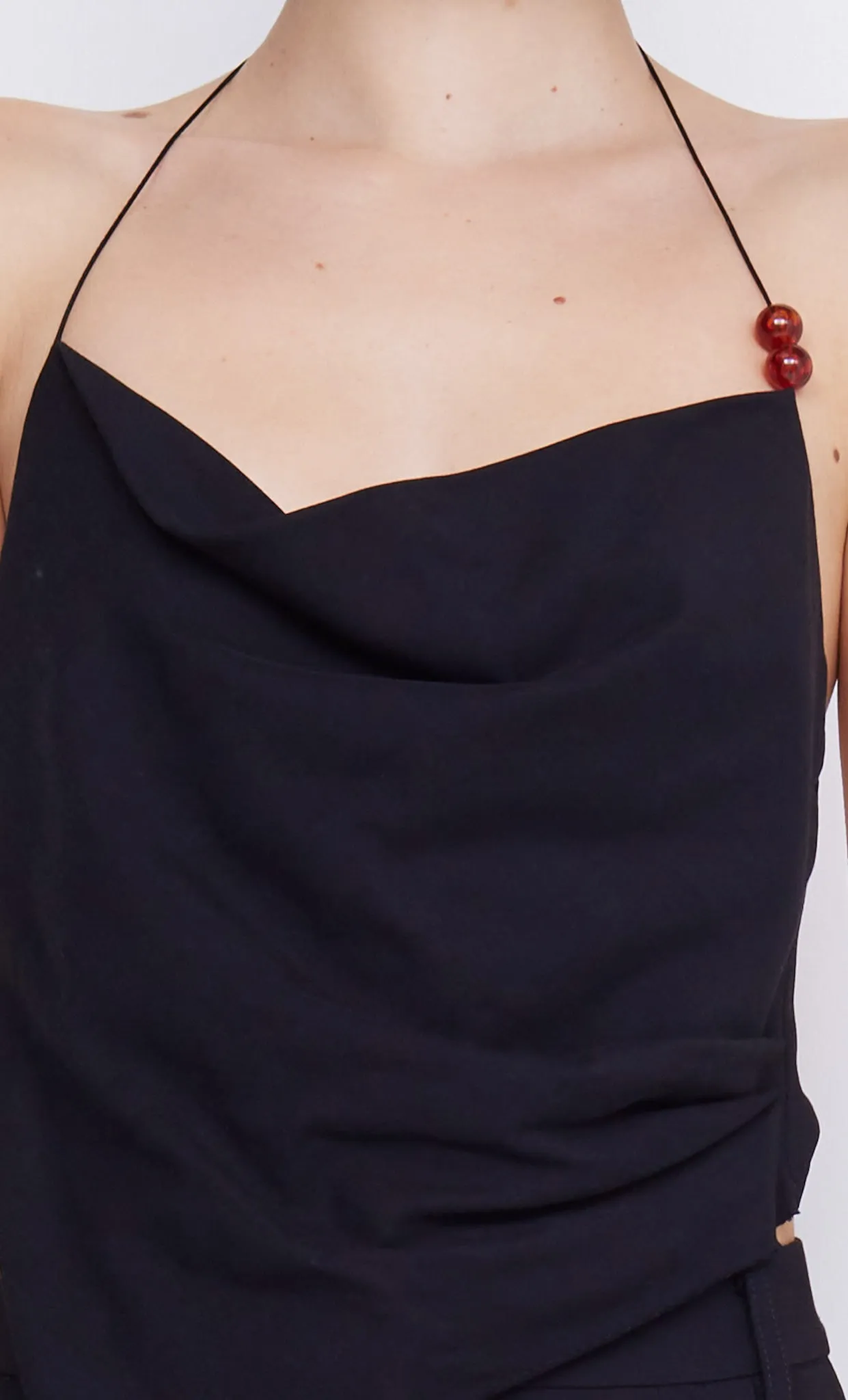 DESIREE HALTER TOP - BLACK sold by bec + bridge product image thumbnail 5