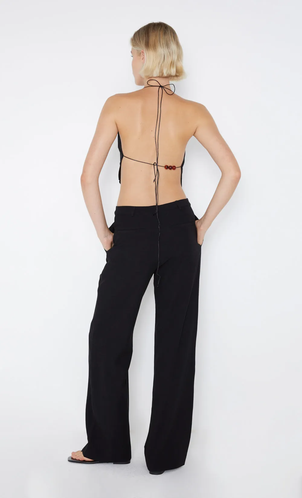 DESIREE HALTER TOP - BLACK sold by bec + bridge product image thumbnail 2