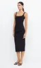 BE MINE SQUARE NECK DRESS - BLACK sold by bec + bridge