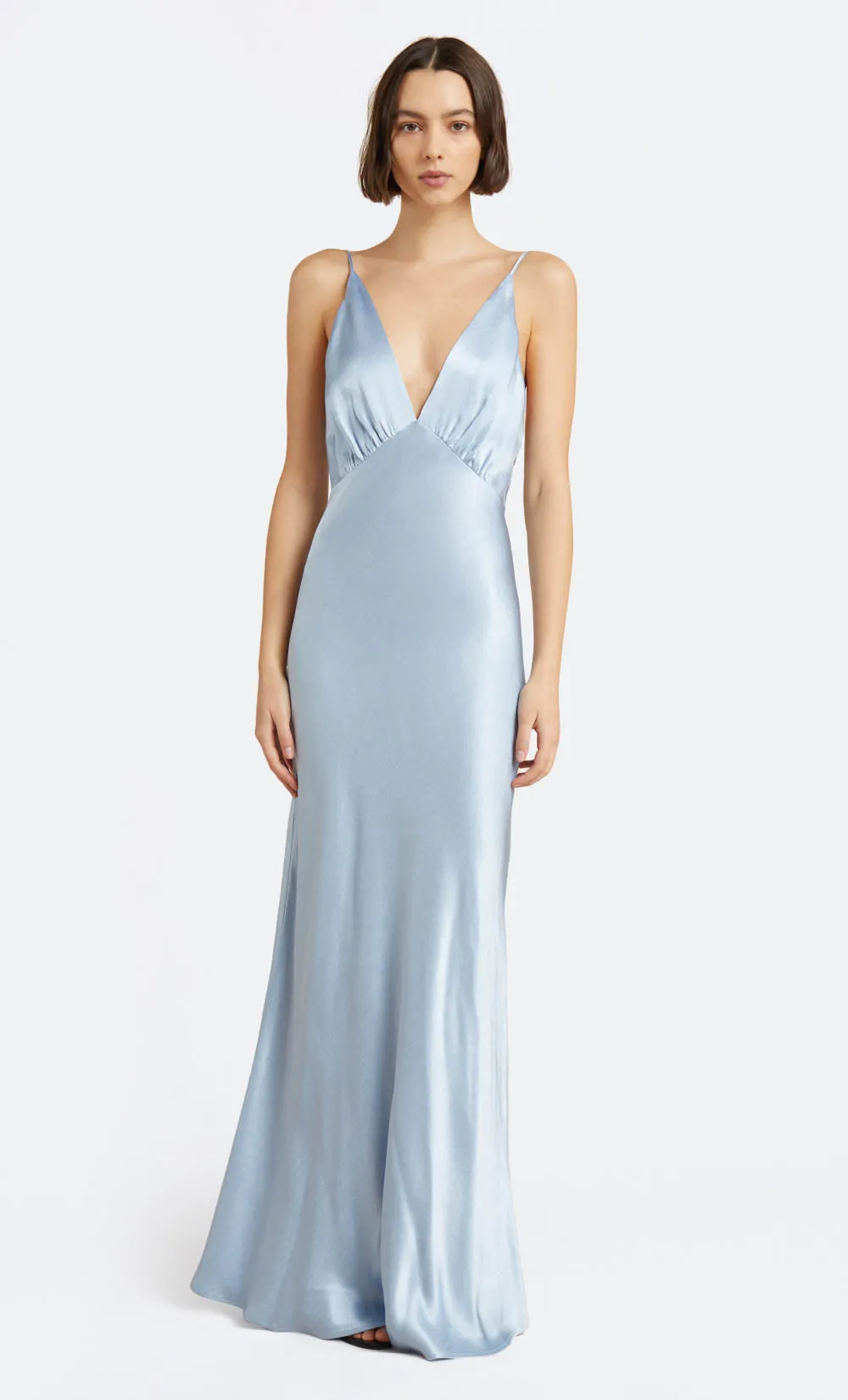 LORELAI V MAXI DRESS - SKY BLUE sold by bec + bridge