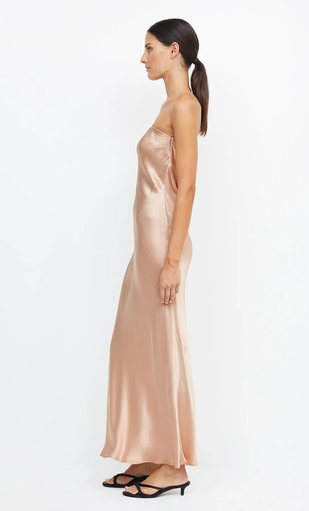 MOON DANCE STRAPLESS DRESS - ROSE GOLD sold by bec + bridge product image thumbnail 4