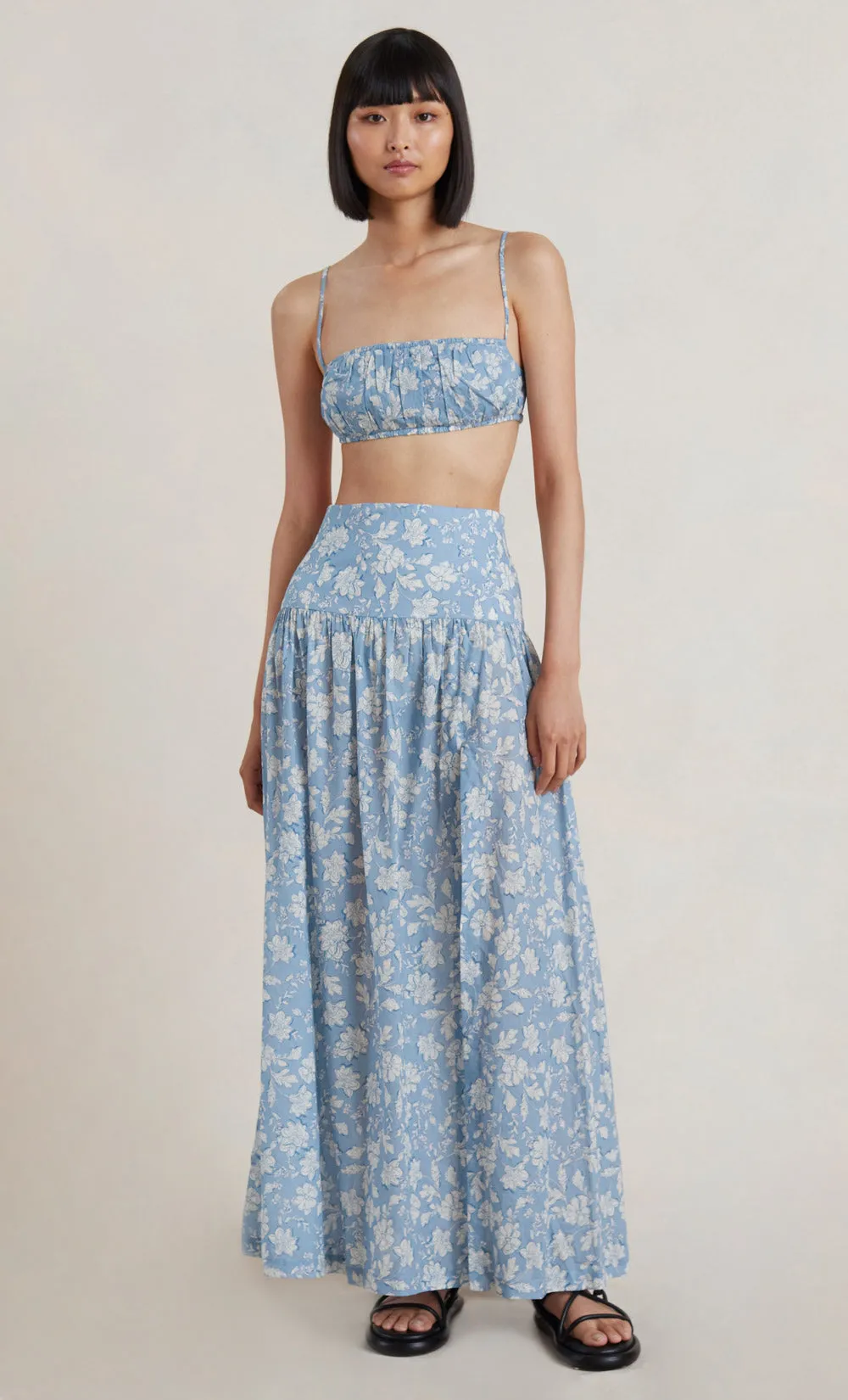 FLORAL SKIES MAXI SKIRT - PRINT sold by bec + bridge product image thumbnail 2