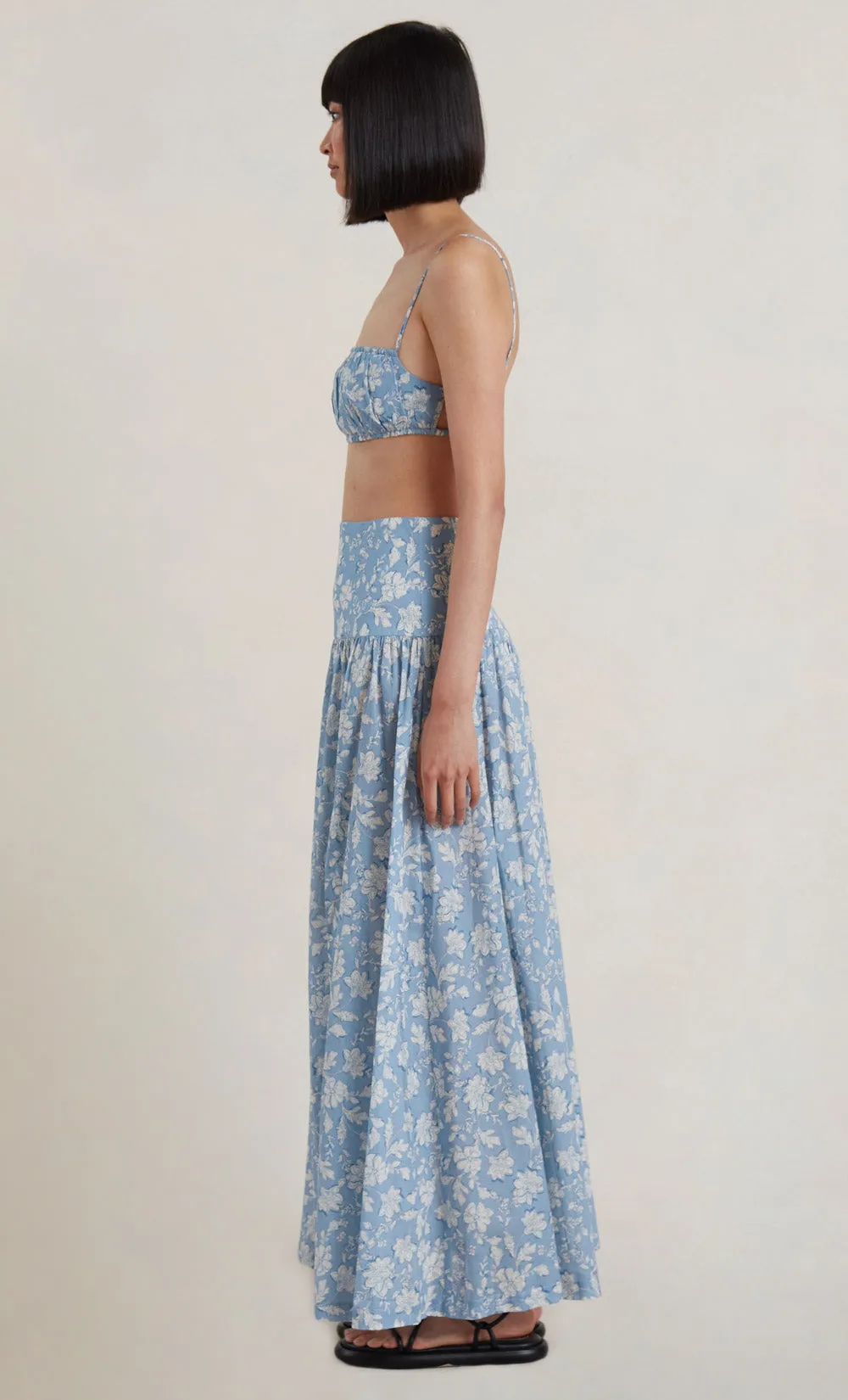 FLORAL SKIES MAXI SKIRT - PRINT sold by bec + bridge product image thumbnail 3