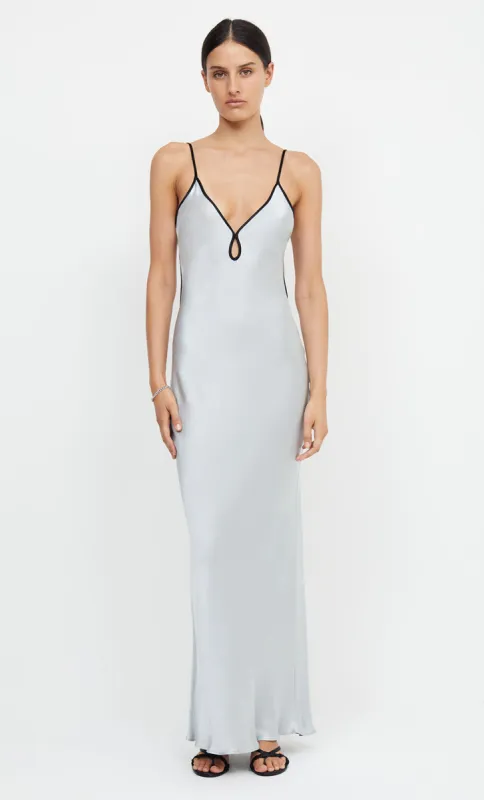 CEDAR CITY MAXI DRESS - SILVER/BLACK sold by bec + bridge
