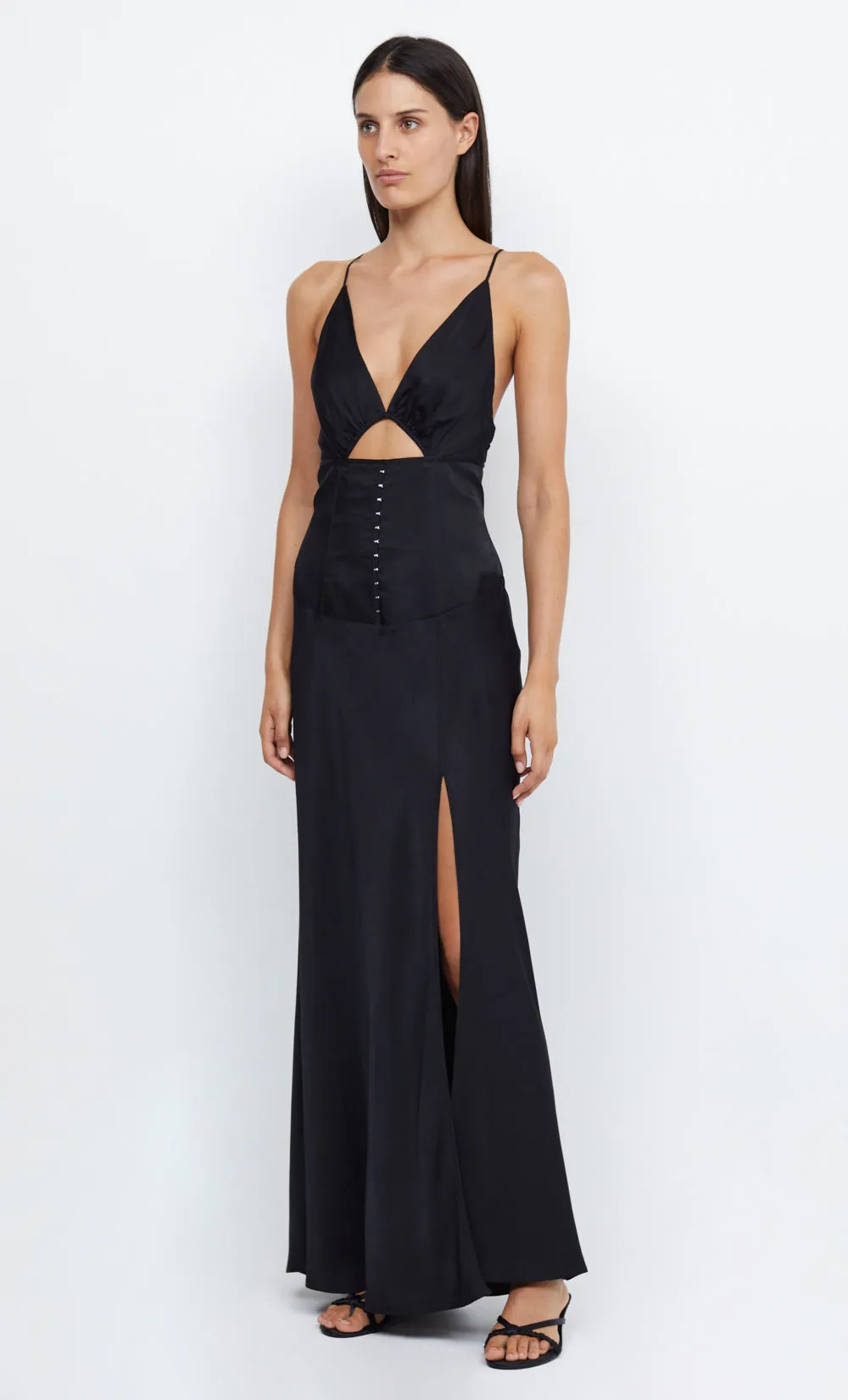 TERESA MAXI DRESS - BLACK sold by bec + bridge product image thumbnail 3