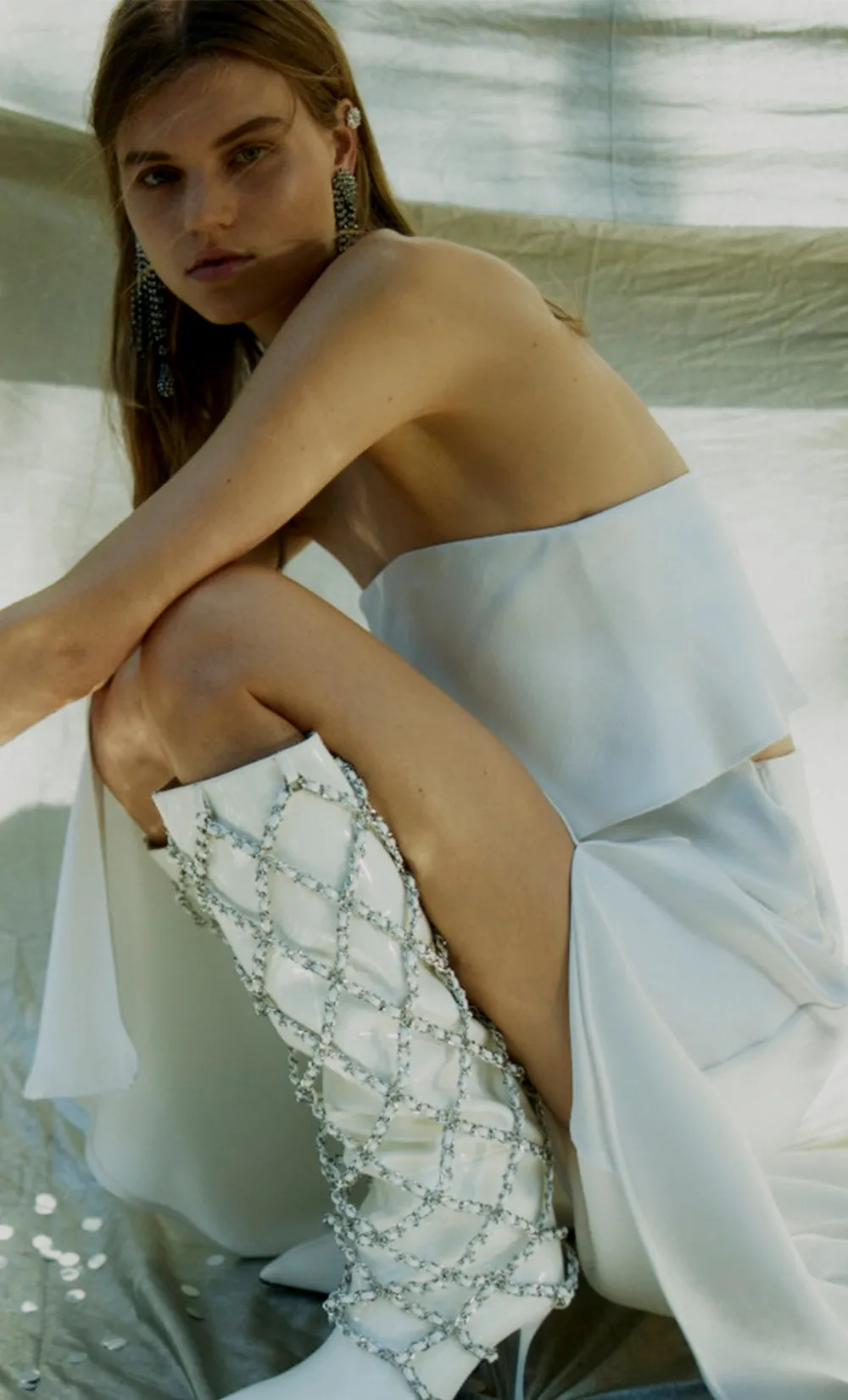 THE DREAMER STRAPLESS TOP - IVORY sold by bec + bridge product image thumbnail 2