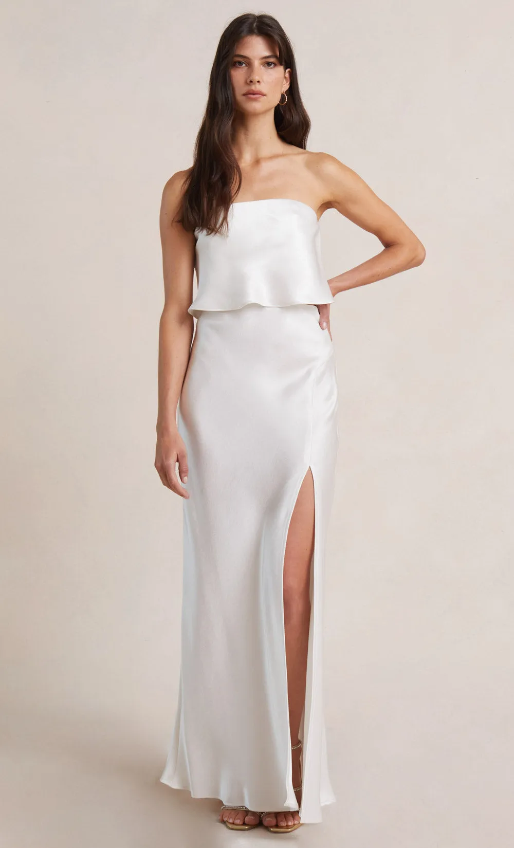 THE DREAMER STRAPLESS TOP - IVORY sold by bec + bridge
