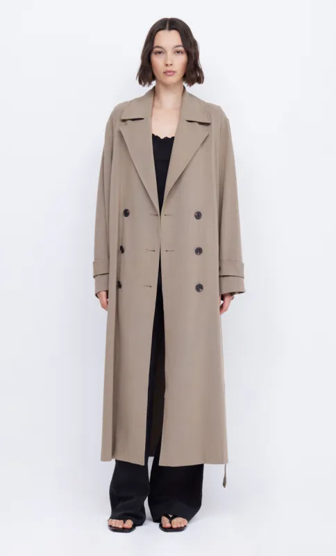 YVONNE TRENCH COAT - TAUPE sold by bec + bridge