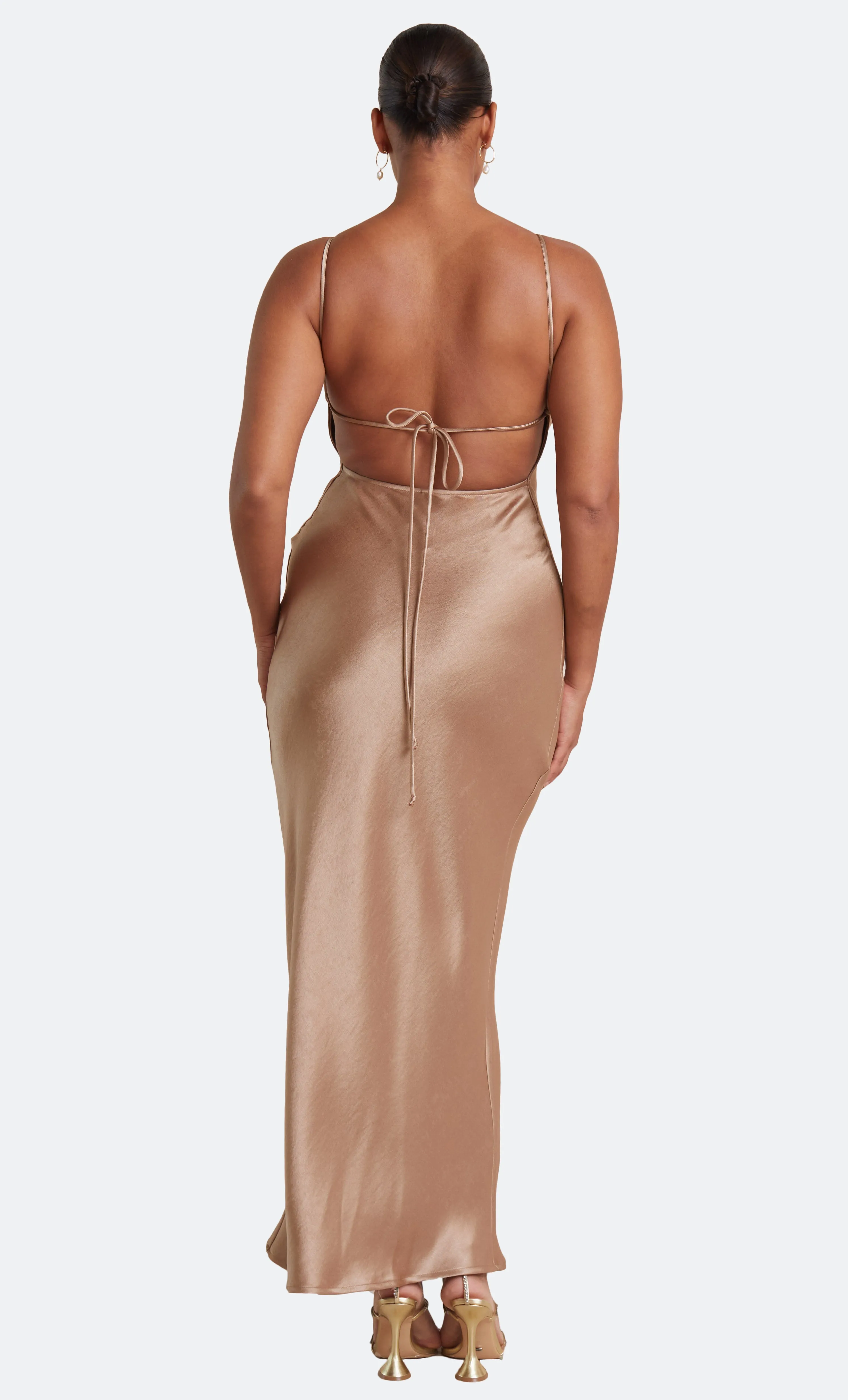 THE DREAMER TIE DRESS - GOLDEN sold by bec + bridge product image thumbnail 2