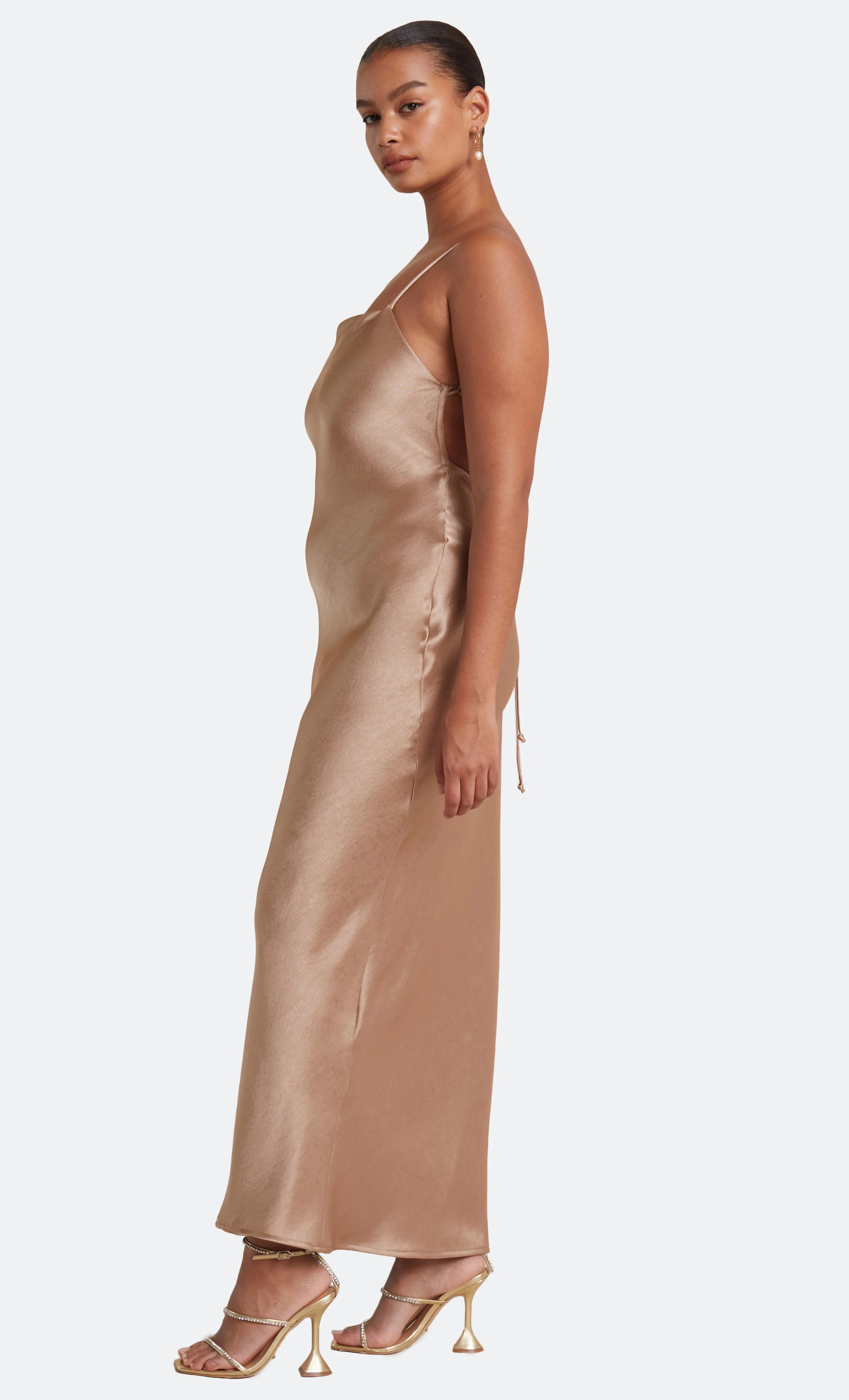 THE DREAMER TIE DRESS - GOLDEN sold by bec + bridge product image thumbnail 5