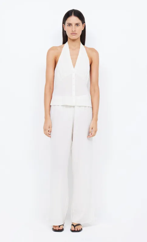 ARCHER HALTER TOP - IVORY sold by bec + bridge