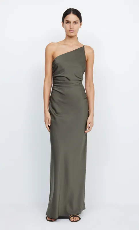 ETERNITY ASYM MAXI DRESS - DARK WILLOW sold by bec + bridge