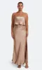 THE DREAMER STRAPLESS TOP  - GOLDEN sold by bec + bridge