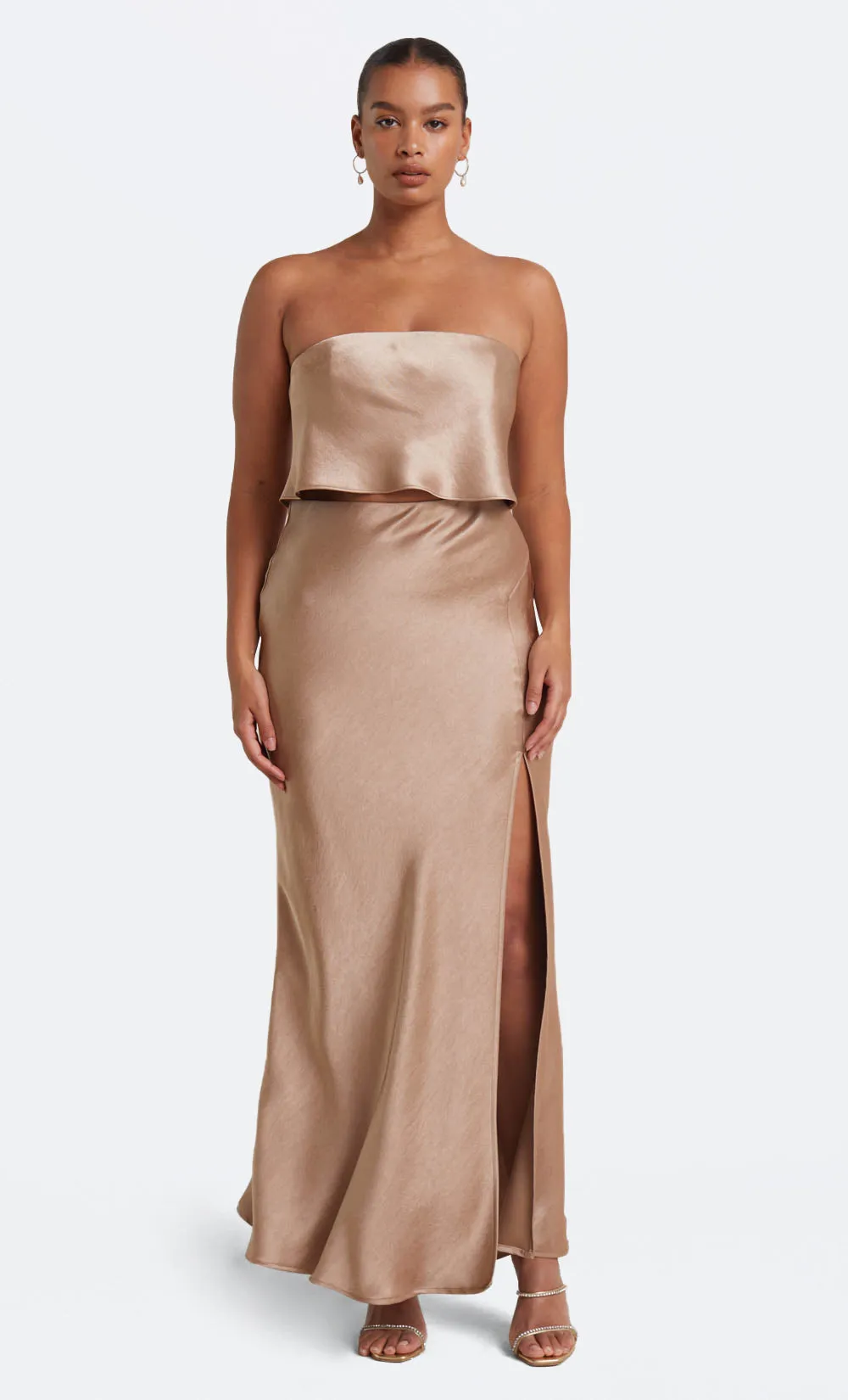THE DREAMER STRAPLESS TOP - GOLDEN sold by bec + bridge