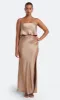 THE DREAMER STRAPLESS TOP  - GOLDEN sold by bec + bridge