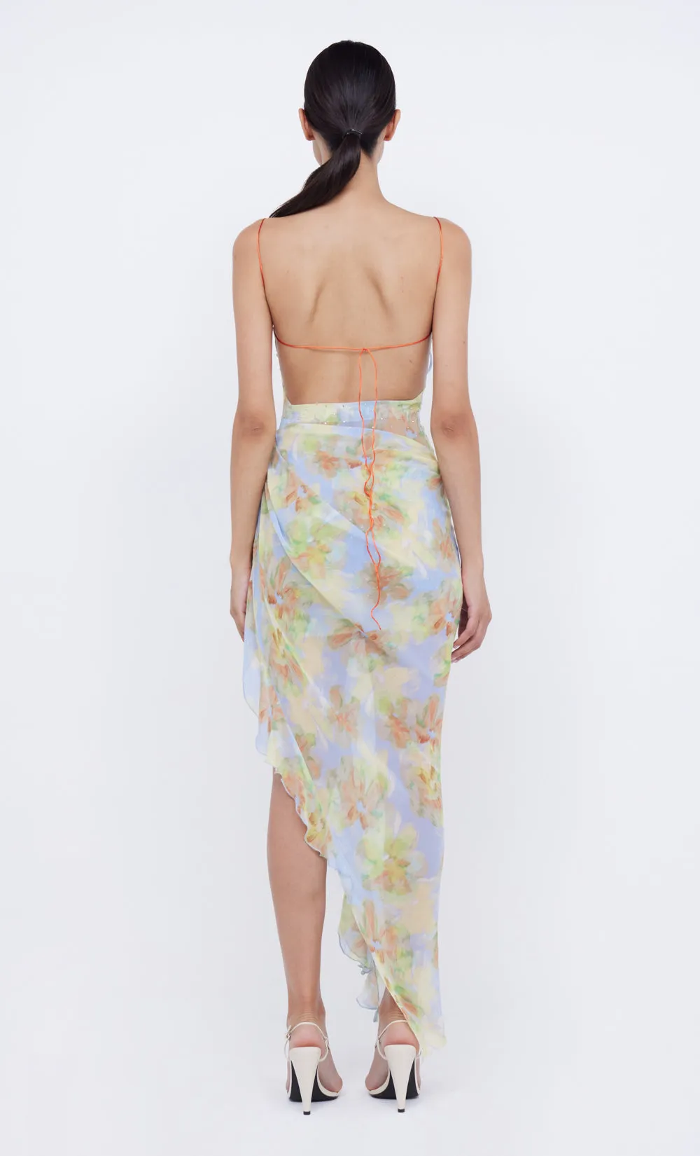 ZEPHY ASYM DRESS - BLUE BLOSSOM sold by bec + bridge product image thumbnail 2