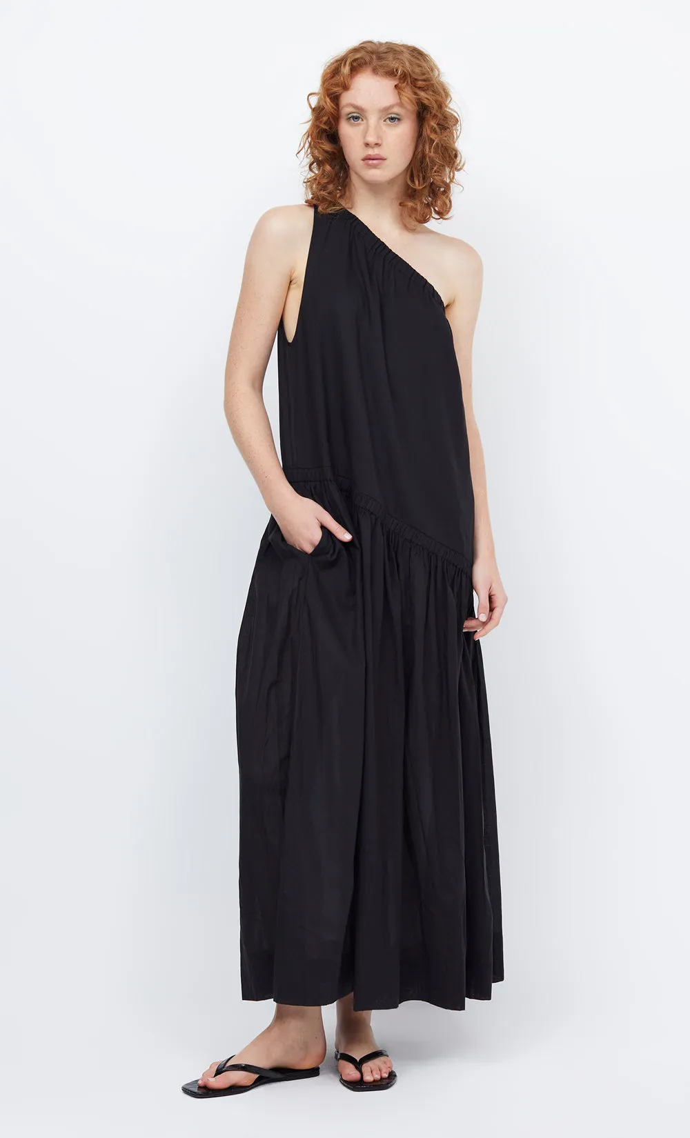 PALMER ASYM MAXI DRESS - BLACK sold by bec + bridge product image thumbnail 2