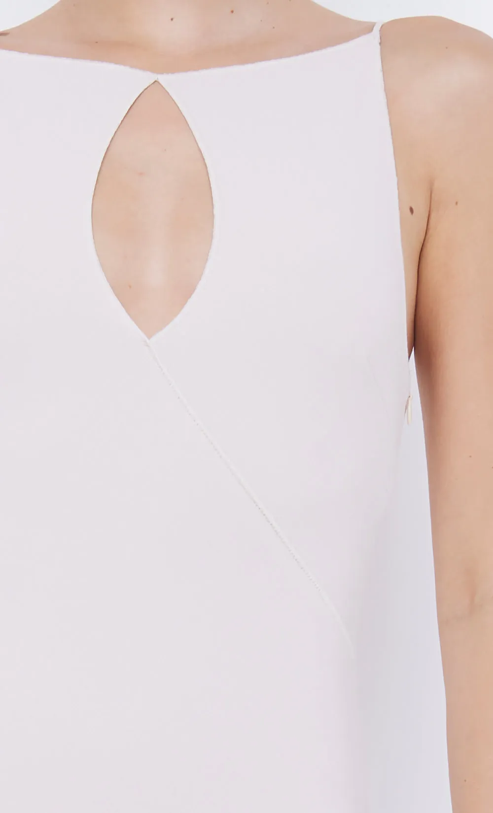 MARIELLE SPLIT DRESS - VANILLA BEAN sold by bec + bridge product image thumbnail 5