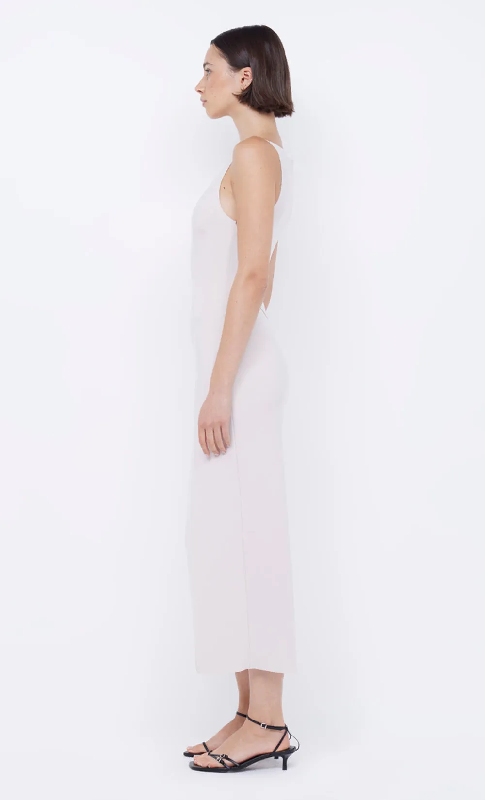 MARIELLE SPLIT DRESS - VANILLA BEAN sold by bec + bridge product image thumbnail 4