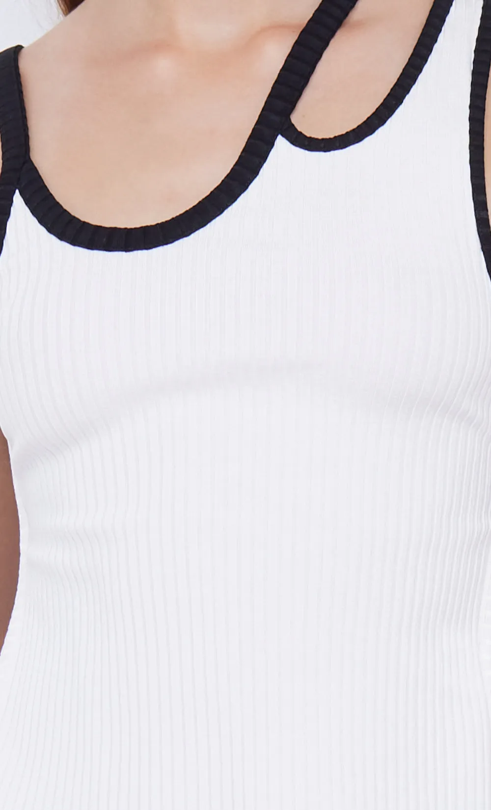 HARI BACKLESS TOP - IVORY/BLACK sold by bec + bridge product image thumbnail 5