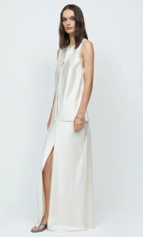 ANNISTON MAXI SKIRT - IVORY sold by bec + bridge