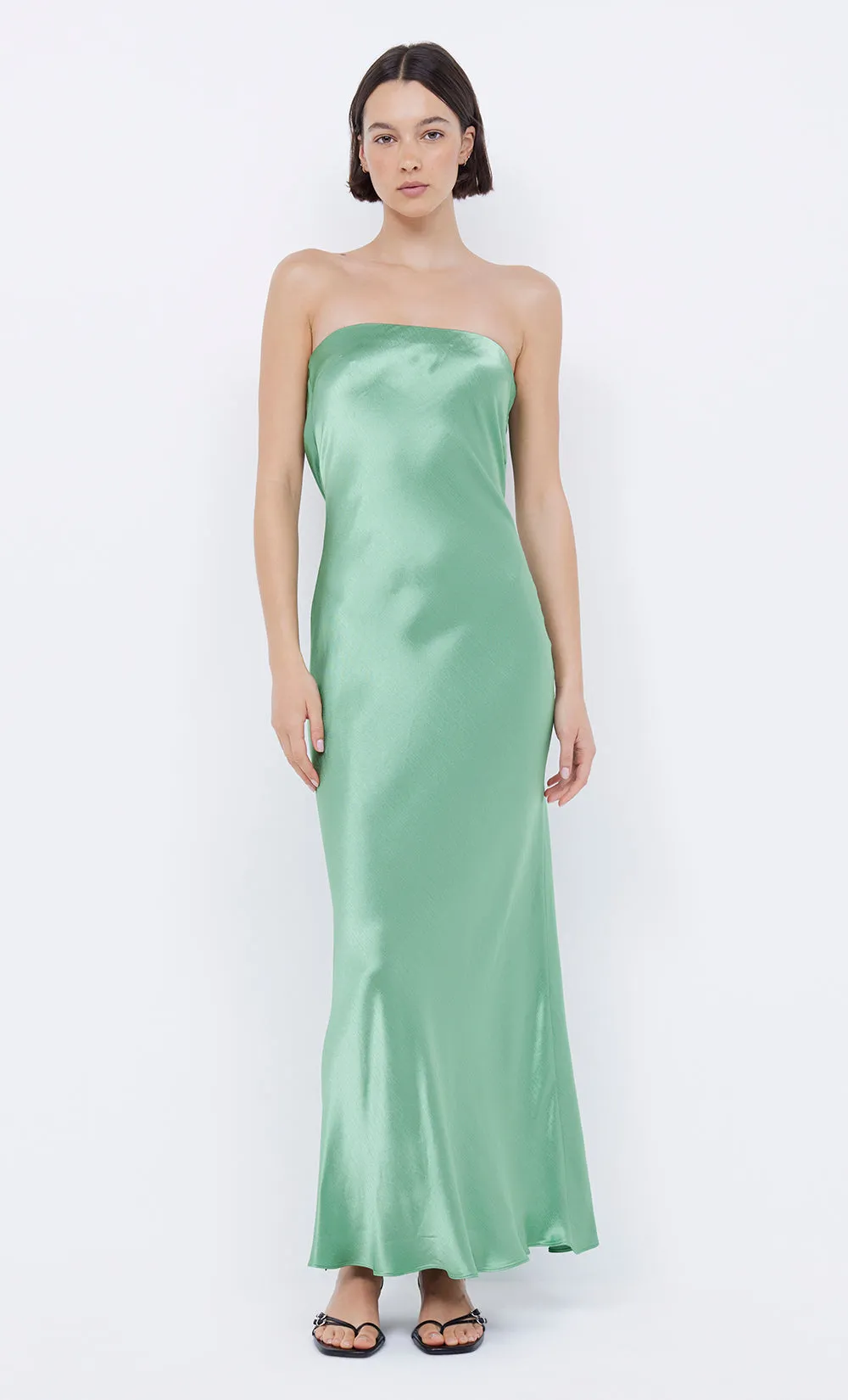 MOON DANCE STRAPLESS DRESS - GREEN APPLE sold by bec + bridge