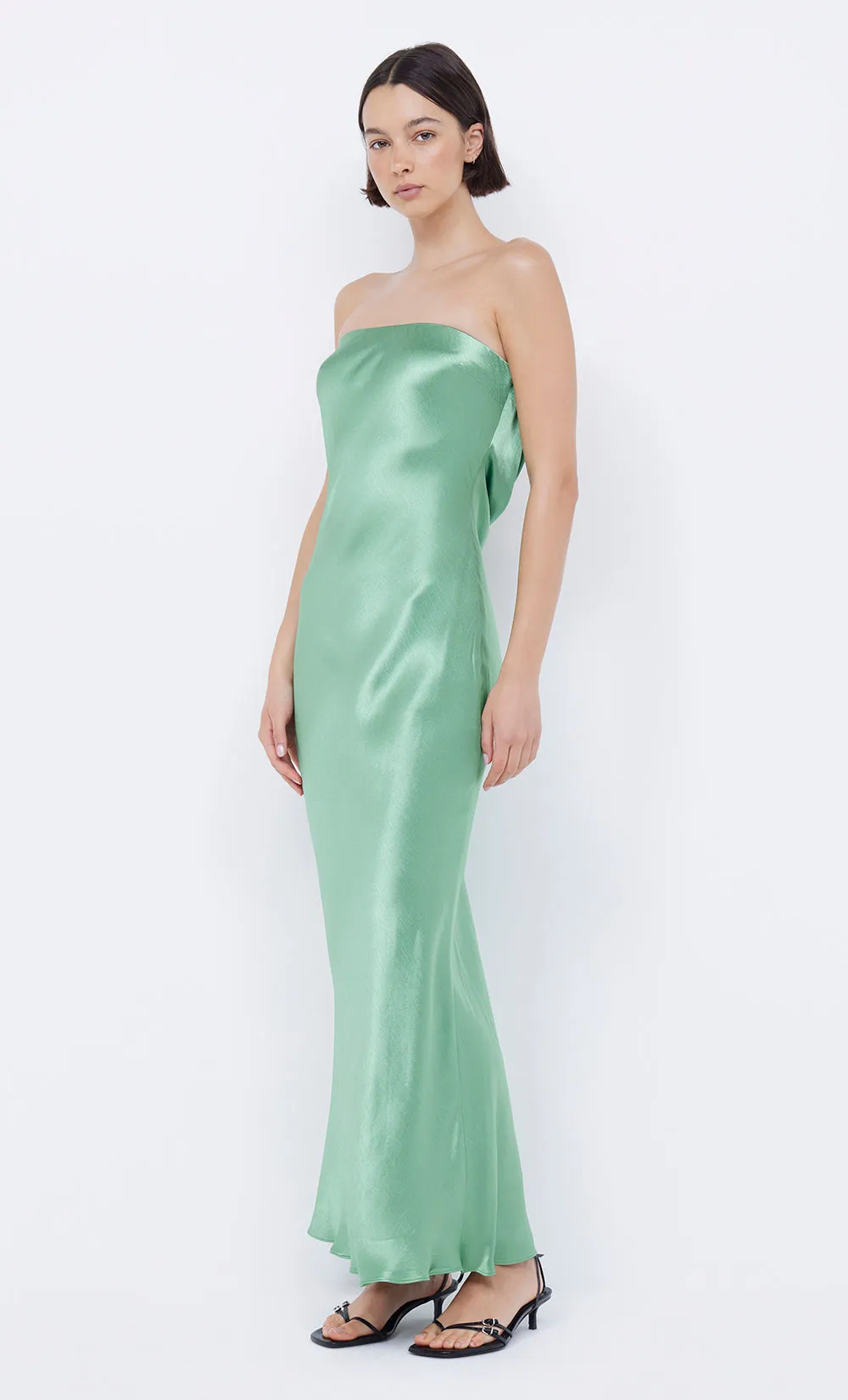 MOON DANCE STRAPLESS DRESS - GREEN APPLE sold by bec + bridge product image thumbnail 3