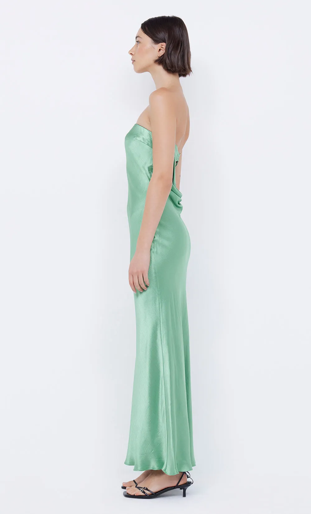 MOON DANCE STRAPLESS DRESS - GREEN APPLE sold by bec + bridge product image thumbnail 4