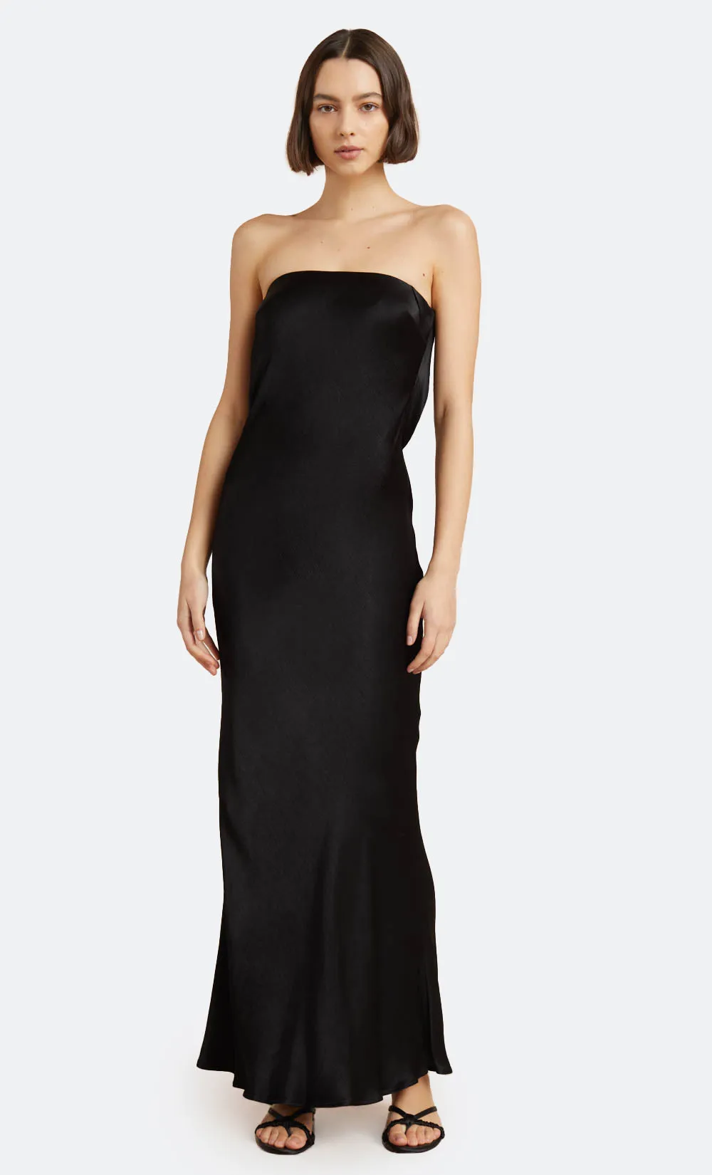 MOON DANCE STRAPLESS DRESS - BLACK sold by bec + bridge